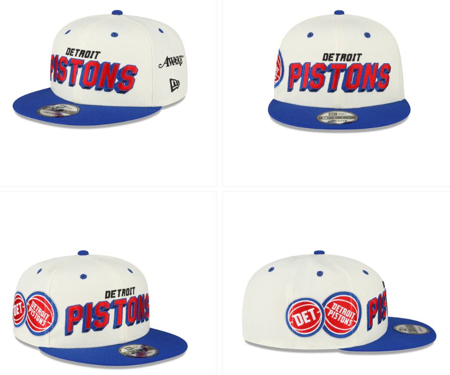 2023 NBA Detroit Pistons Hat TX 2023320->mlb hats->Sports Caps
